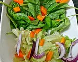 A picture of step 2 of My Smoked Salmon and smoked Cheese Salad 😍.