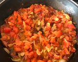 Foto del paso 5 de la receta: Espaguetis de arroz con salsa cremosa de jamón y ajo (picante)