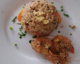 Une image de l'étape 7 de Riz cantonais aux crevettes.