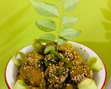 A picture of step 7 of Muthiya (from bottle gourd).