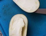 Foto del paso 1 de la receta: Berenjenas rellenas de verduras y atún