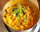 A picture of step 10 of Raw Banana Curry.