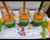 A picture of step 11 of Tricolour Jelly.