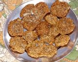 A picture of step 2 of Falahari Mathri for teatime snacks.