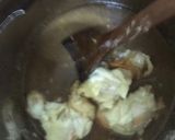 Foto langkah ke 3 dari resep Pulut pandan siram kolak duren.