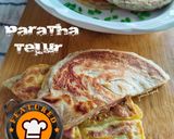 Gambar langkah 5 resipi Paratha Telur.