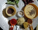 A picture of step 2 of Panchmel dal.