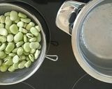 Une image de l'étape 1 de Salade de fèves.