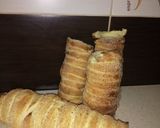 Kürtöskalács itthon, sütőben recept fázis 3 fotója