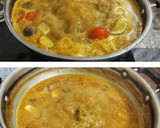 'குழம்பு கூட்டி' செய்த மொச்சை கருவாட்டு குழம்பு(mochai karuvattu kulambu recipe in tamil) ரெசிபி ஸ்டேப் 6 புகைப்படம்