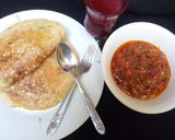 A picture of step 7 of Meaty sinasir wit Onion sauce.