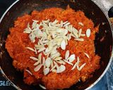 A picture of step 5 of Gajar Halwa.