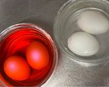 A picture of step 1 of Kawaii Lovely Boiled Eggs.
