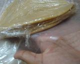 A picture of step 6 of Frozen parathas.