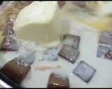 A picture of step 3 of Twix chocolate 🍰 Cake.