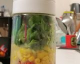A picture of step 3 of Delectable Bottle Salad.