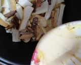Gambar langkah 6 resipi Puding Roti Kurma Dan Oat.