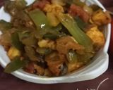 A picture of step 4 of Spring onion potato curry.