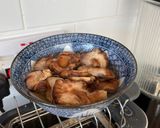 A picture of step 2 of Glutinous Rice with Chicken (Lo Mai Gai).