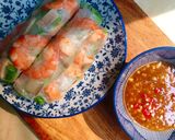 Hình bước làm 3 của món Gỏi cuốn tôm thịt - Mắm nêm