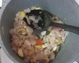 A picture of step 2 of Subzi Kolhapuri.