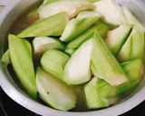 Hình bước làm 4 của món Canh gà nấu mướp hương