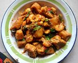 Foto langkah ke 3 dari resep Tahu udang bumbu kemangi.