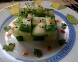 A picture of step 7 of Cucumber salad#4weekchallenge.