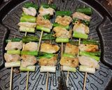 Foto langkah ke 5 dari resep Dakkochi (sate ala korea).