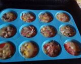 Foto del paso 4 de la receta: Muffins de hongos, tomate, pollo y choclo