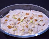 A picture of step 10 of Kheer Puri.