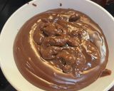 A picture of step 3 of Chocolate pudding delight 😛.