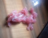 A picture of step 1 of Irish potato sauce.