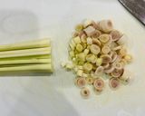 Hình bước làm 1 của món Cá chim biển trắng nướng nghệ sả