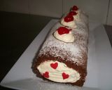 Foto del paso 14 de la receta: Pionono de chocolate con corazón de gelatina