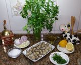 Foto del paso 1 de la receta Berberechos a la plancha con ajito y perejil