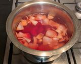 A picture of step 2 of Beetroot pasta.