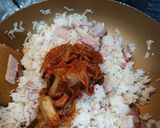 รูปขั้นตอนการทำที่ 4 ของ ข้าวผัดกิมจิ เบคอน