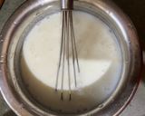 A picture of step 1 of Shahi lassi.