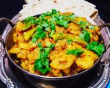 A picture of step 14 of Aloo karhai.
