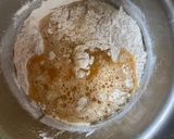 A picture of step 3 of Orange, Walnut & Wheat flakes Muffins.
