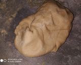 A picture of step 1 of Atta pinwheel samosa.