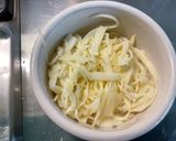 Une image de l'étape 8 de Salade de pommes de terre, chou blanc, oignon rouge et feta.