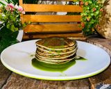 Foto langkah ke 5 dari resep Pancake Creamy Matcha.
