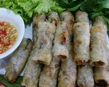 Hình bước làm 7 của món Chả giò bắp