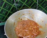 A picture of step 3 of Palanga Ghadghada Tarkari (Spinach and Veggies Curry).
