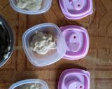 Foto langkah ke 6 dari resep Bubur Beras Ayam Tempe Buncis MpASI 6+.