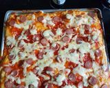 Foto langkah ke 6 dari resep Pizza sosis.