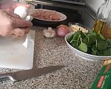 Foto del paso 3 de la receta: Galette con pollo, champiñones y espinacas