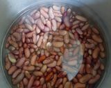 A picture of step 1 of Rajma patty burger.